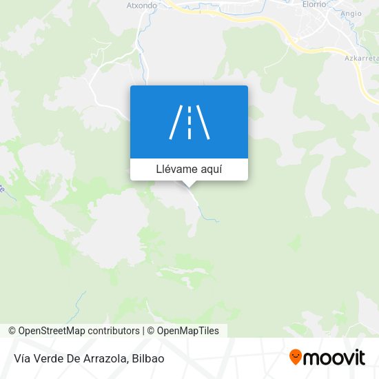 Mapa Vía Verde De Arrazola