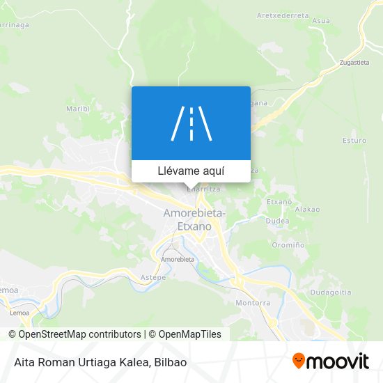 Mapa Aita Roman Urtiaga Kalea