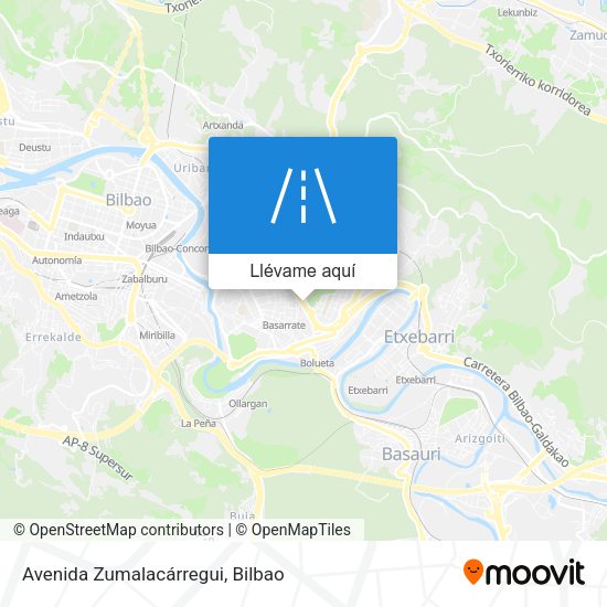Mapa Avenida Zumalacárregui