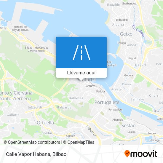 Mapa Calle Vapor Habana