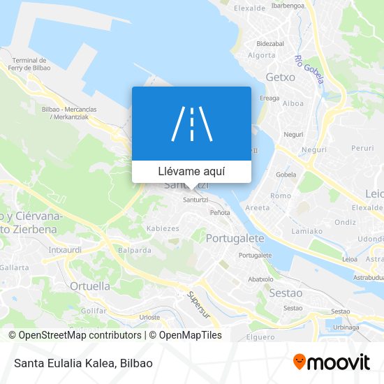 Mapa Santa Eulalia Kalea