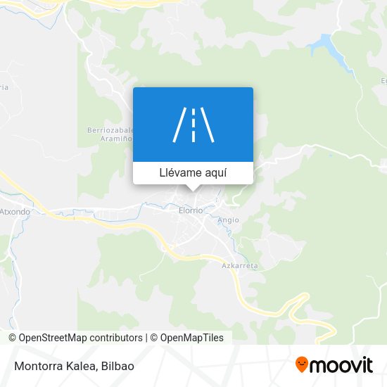 Mapa Montorra Kalea