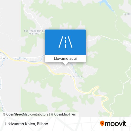 Mapa Urkizuaran Kalea