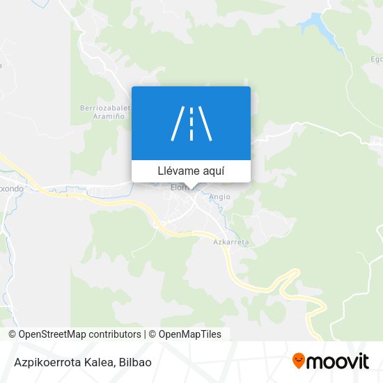 Mapa Azpikoerrota Kalea