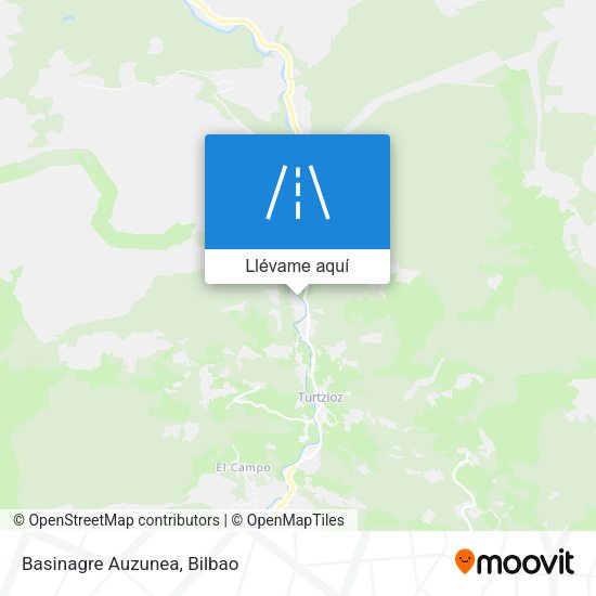 Mapa Basinagre Auzunea