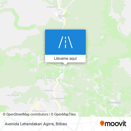 Mapa Avenida Lehendakari Agirre