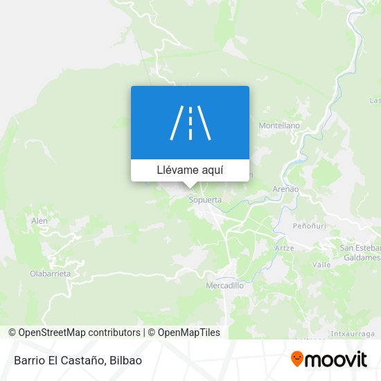 Mapa Barrio El Castaño