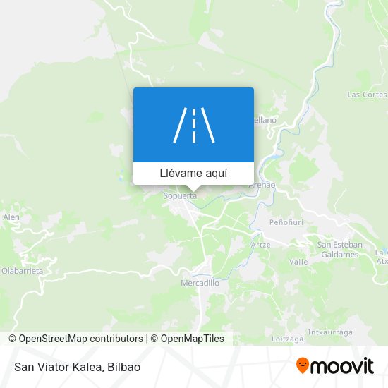 Mapa San Viator Kalea