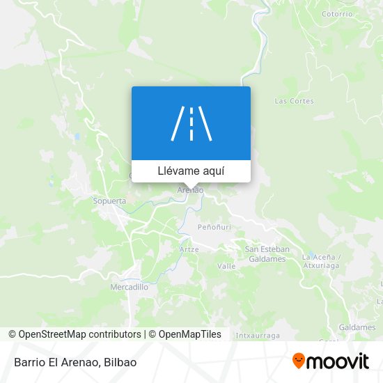 Mapa Barrio El Arenao