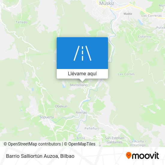 Mapa Barrio Salliortún Auzoa