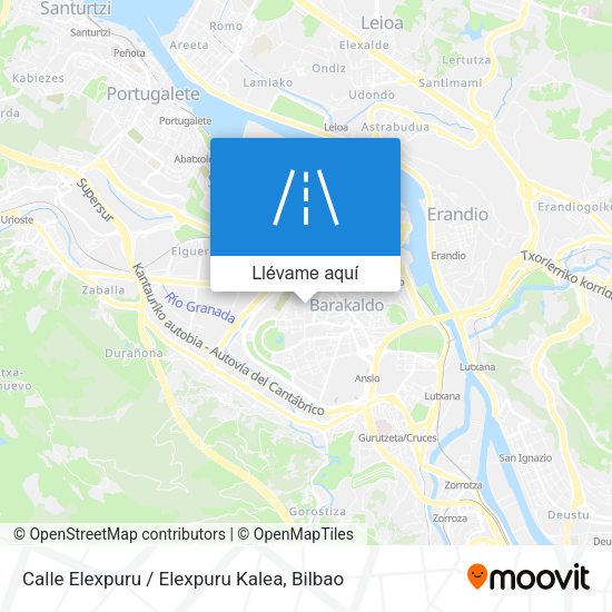 Mapa Calle Elexpuru / Elexpuru Kalea
