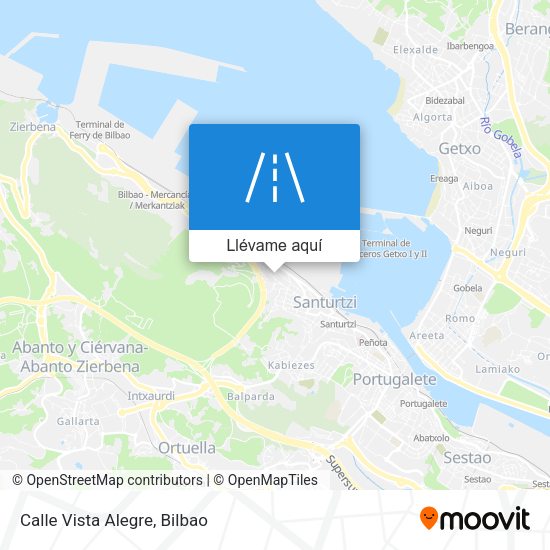 Mapa Calle Vista Alegre