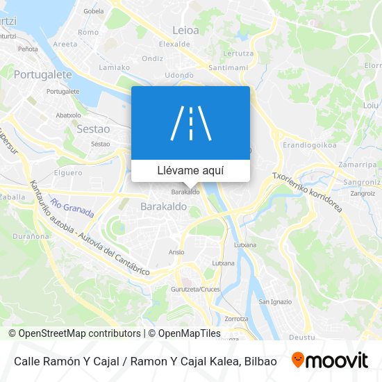 Mapa Calle Ramón Y Cajal / Ramon Y Cajal Kalea