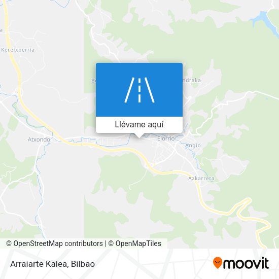 Mapa Arraiarte Kalea