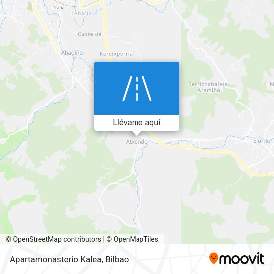 Mapa Apartamonasterio Kalea