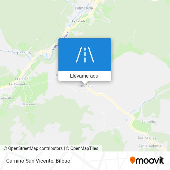 Mapa Camino San Vicente