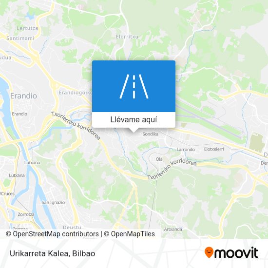 Mapa Urikarreta Kalea