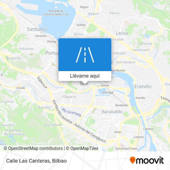 Mapa Calle Las Canteras