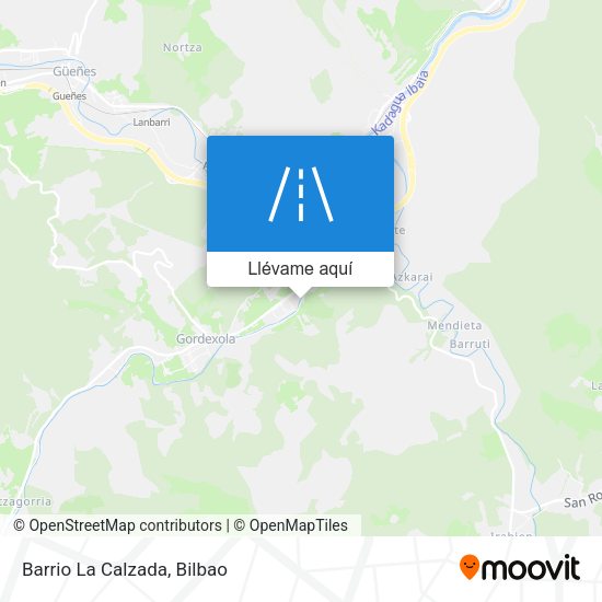 Mapa Barrio La Calzada