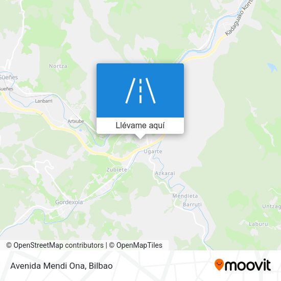 Mapa Avenida Mendi Ona