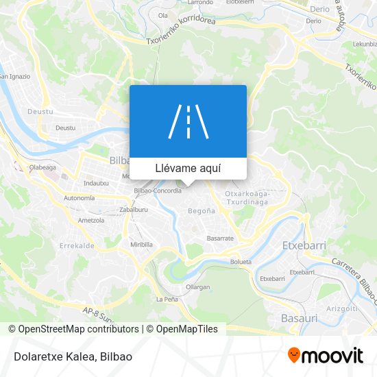 Mapa Dolaretxe Kalea