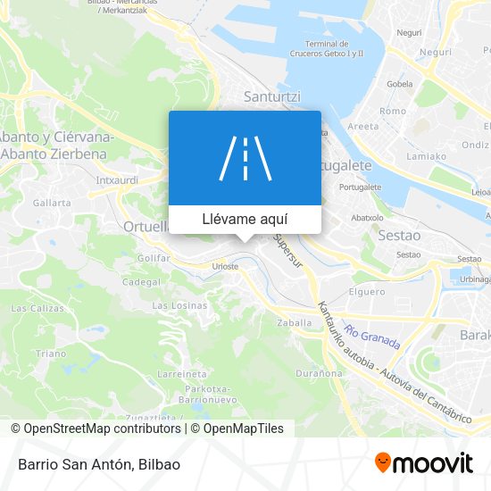 Mapa Barrio San Antón