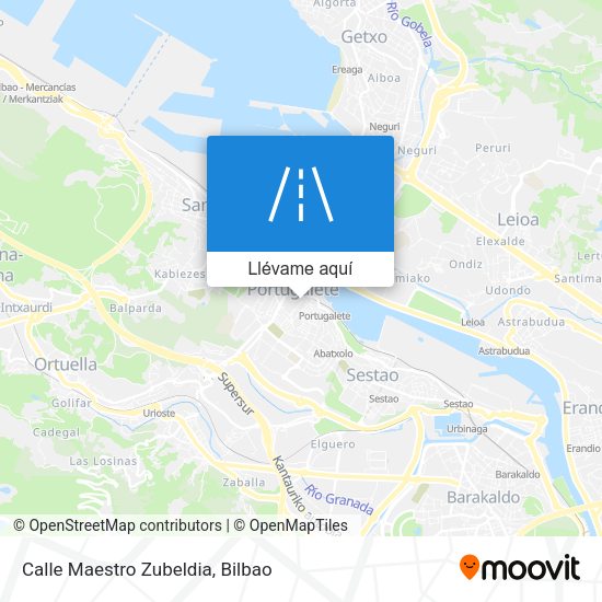 Mapa Calle Maestro Zubeldia