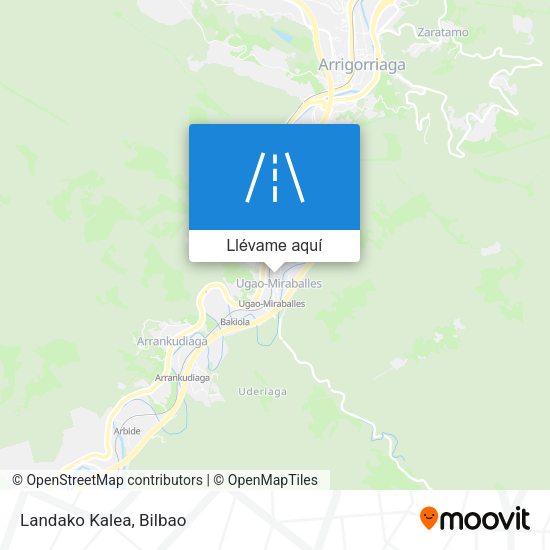 Mapa Landako Kalea