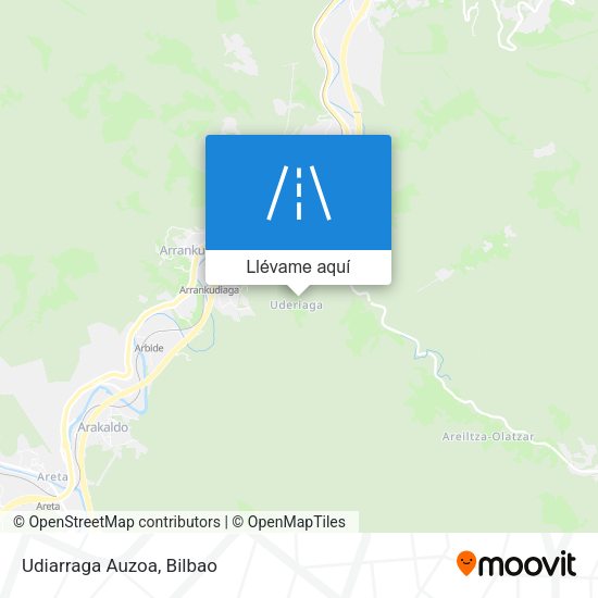 Mapa Udiarraga Auzoa