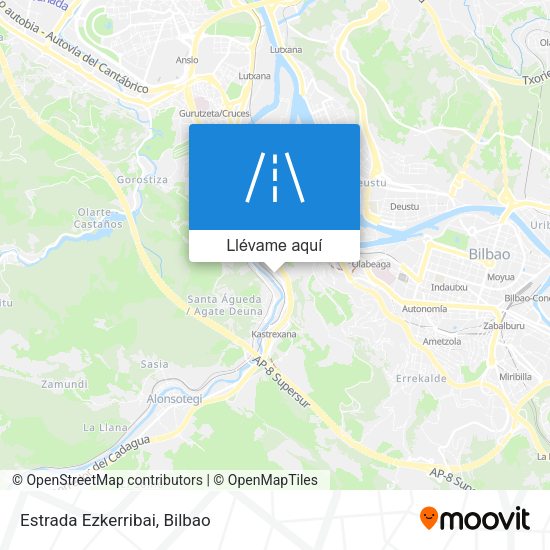 Mapa Estrada Ezkerribai