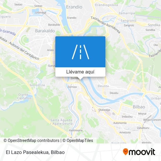 Mapa El Lazo Pasealekua