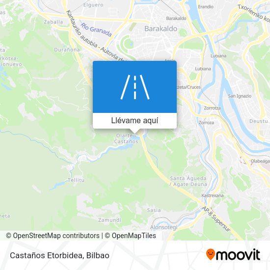 Mapa Castaños Etorbidea