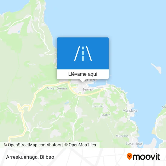 Mapa Arreskuenaga