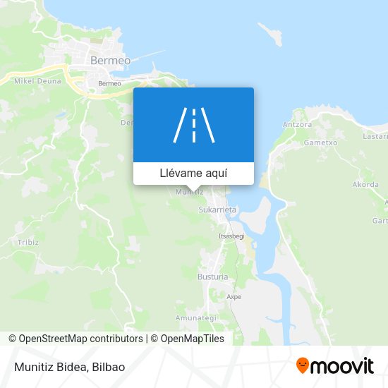 Mapa Munitiz Bidea