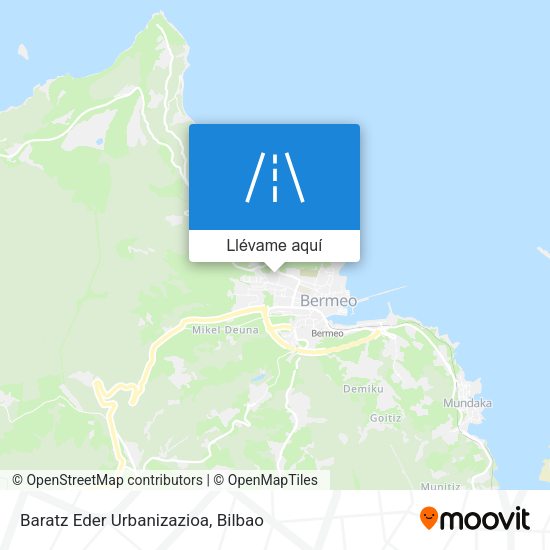 Mapa Baratz Eder Urbanizazioa