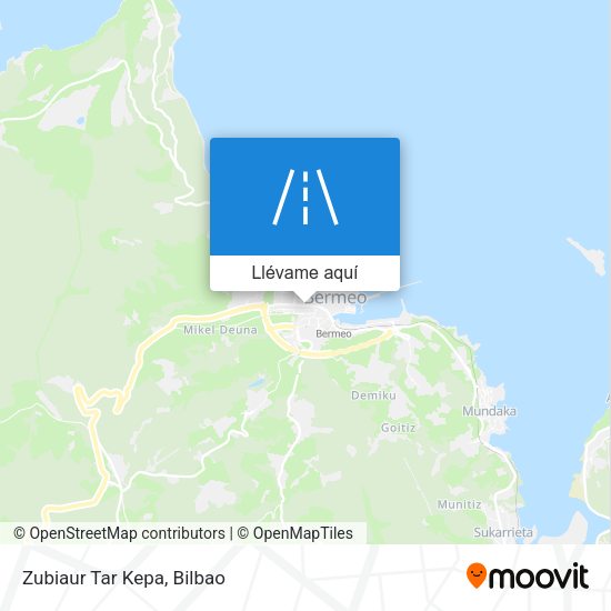 Mapa Zubiaur Tar Kepa