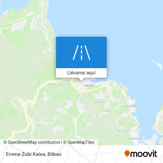 Mapa Errene-Zubi Kalea