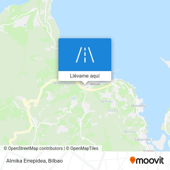 Mapa Almika Errepidea