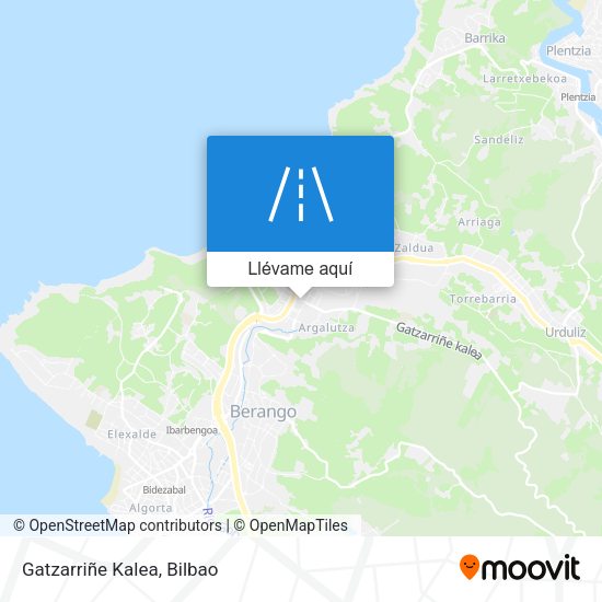 Mapa Gatzarriñe Kalea