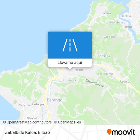 Mapa Zabalbide Kalea
