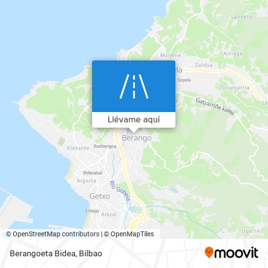 Mapa Berangoeta Bidea