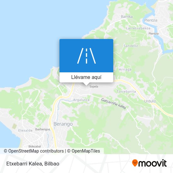 Mapa Etxebarri Kalea