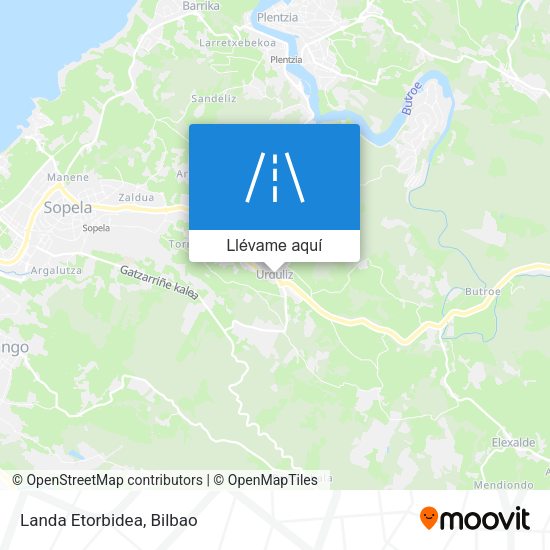 Mapa Landa Etorbidea