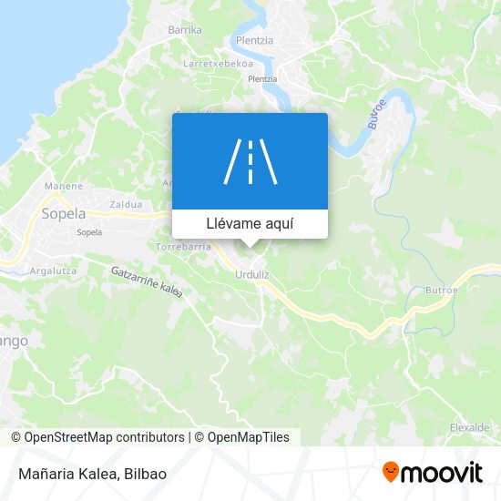 Mapa Mañaria Kalea