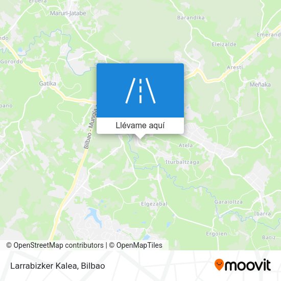 Mapa Larrabizker Kalea