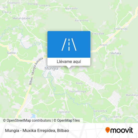 Mapa Mungia - Muxika Errepidea