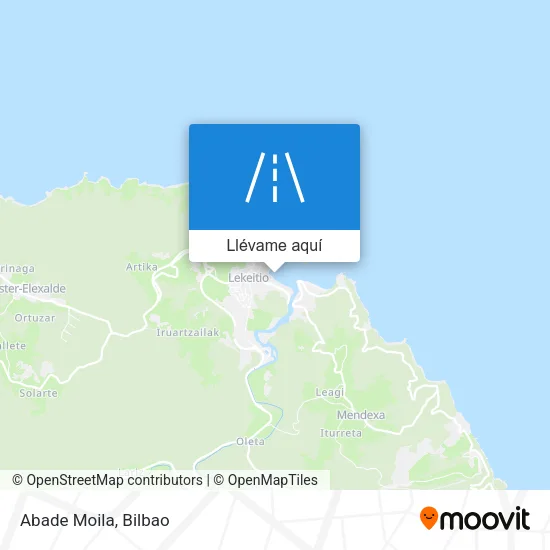 Mapa Abade Moila