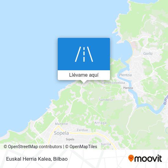 Mapa Euskal Herria Kalea