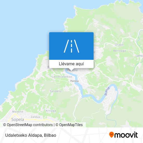 Mapa Udaletxeko Aldapa