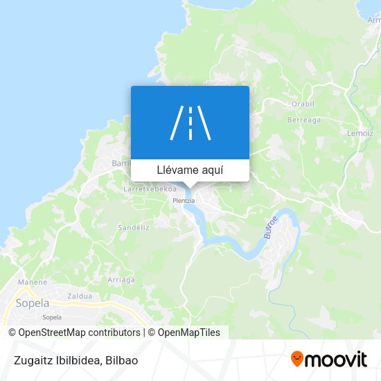 Mapa Zugaitz Ibilbidea